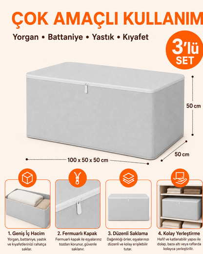 Yorgan Hurcu - Büyük Boy (3'Lü Set)